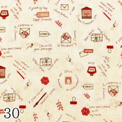 若山雅子 American Country 25 生地25030-30 designed by Masako Wakayama 1mカット