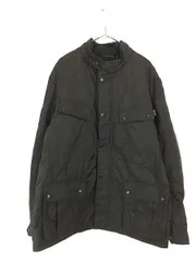古着 Barbour 「Ariel Polarquilt」 エアリエル ポーラー キルティング スタンドカラー ジャケット 黒 XXL