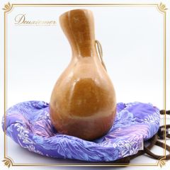 【フラダンス 小物】ブラウン イプ ひょうたん 楽器 ケース付き 木製 小道具 タヒチアンダンス 民族舞踊 軽い 艶 ダンス用 イベント パフォーマンス ダンス小物 ダンス用品 フラ小物 フラ用品 ステージ 舞台 おしゃれ 文化 民族衣装 ハワイアン ハワイ