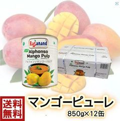☆特価☆ 送料無料 マンゴーピューレ　12缶　(3109-12pc)