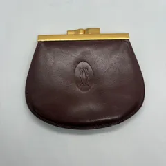 Cartier PARIS 新品未使用　レア！美品　レザーコインケース　がま口 楽天市場】カルティエ コインケース 小銭入れ マストライン 黒