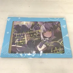 ラプラス・ダークネス　ホロライブ　複製箔押しサインポストカード　１点　a ホロライブ ラプラス・ダークネス誕生日記念2024 複製サイン入り