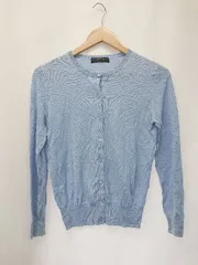 ◇ Θ UNITED ARROWS ユナイテッドアローズ 長袖 カーディガン 表記なし ブルー系 レディース E  【1506110016614】