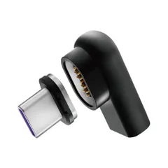 （まとめ） CIO マグネット変換アダプタ ブラック CIO-MGCT-CC-BK 1個 【×2セット】