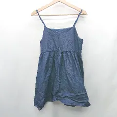 ◇ Θ CIAOPANIC TYPY デニム生地 ミニ丈 ワンピース サイズ1 インディゴブルー レディース E  【1502060005623】