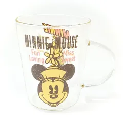 ディズニー ミニー 耐熱ガラスマグ コップ 食器 マグカップ Disney グッズ