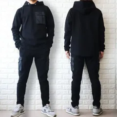 BALR. ダメージ加工フード付きトレーナー&パンツ BALR. ダメージ加工フード付きトレーナー&パンツ