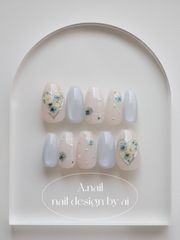 Heart Bouquet - Blue Drop