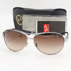 箱付 良品 レイバン RB3386 67□13 ガンメタル ブラウン メンズサングラス OWD 2000000 NSK