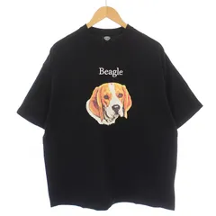 フリークスストア FREAKS STORE ビーグルTシャツ カットソー 半袖 クルーネック M 黒 /BM ■MA
