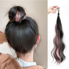 お団子ヘア 50cm ポニーテールリング シュシュ ウィッグ ウィッグ レディース ヘアアレンジ 人気 結婚式 ヘアアクセ 七五三 付け毛 成人式 おしゃれ 卒業式 ポイントウィッグ 和装 御洒落 着物 髪飾り 浴衣 ヘアエクステゴム式 普段使い つけ毛 簡単