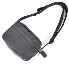 1304 COACH コーチ ショルダーバッグ クロスボディ バッグ メンズ グラハム ブラック 肩掛け エントルピー