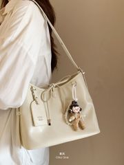 南風Chio2nd 雲間漫歩トートバッグ レディース精緻でシンプルな通勤大バッグ ショルダー＆斜め掛けバッグ