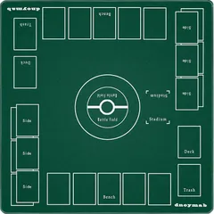 ポケモンカードゲーム フルプレイマット　青　未開封 箱潰れの場合がございます】 ポケモンカード 準備万端！（All