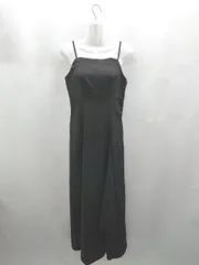 ◇ ⊂ LOURE ルエレ 袖なし - ロング キャミソールワンピース サイズS ブラック系 レディース E  【1506230025695】