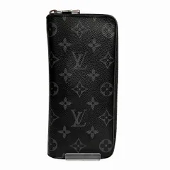 ルイヴィトン　Louis Vuitton　モノグラムエクリプス　ジッピーウォレット　ヴェルティカル　M62295　長財布　メンズ