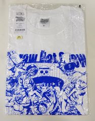 부르쥬라 T 셔츠 ONE PIECE 메모리얼 로그 3 ver. 워터 어드벤처 시바 마사 월드 한정 화이트 M 사이즈