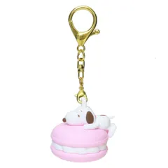 スヌーピー キーリング ミニフィギュアキーホルダー マカロン ピーナッツ カミオジャパン プレゼント キャラクター グッズ 