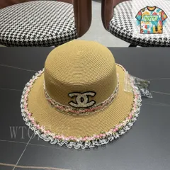 【今日WTO】CHANEL 2025 新 麦わら リゾート帽-PG44