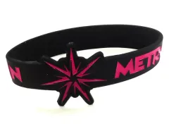 【中古】アクセサリー(非金属)(男性) 岩田剛典 ゴムブレス(ピンク×ブラック) 「三代目J Soul Brothers LIVE TOUR 2016-2017 ”METROPOLIZ”」 カプセル景品