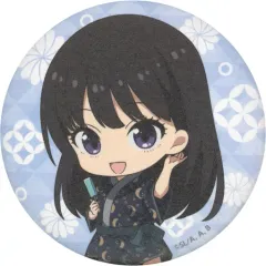 【中古】バッジ・ピンズ 井ノ上たきな(ミニキャラ/アイス) 「リコリス・リコイル×極楽湯・RAKU SPA 湯処リコリコ トレーディング和紙缶バッジ 浴衣ver.」