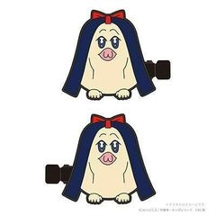 前髪クリップ ポプテピピック　ボブネミミッミ ピピ美
