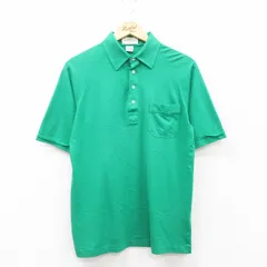 M/古着 アロー 半袖 ポロ シャツ メンズ 90s ラグラン 緑 グリーン 25jul05 中古 トップスのサムネイル