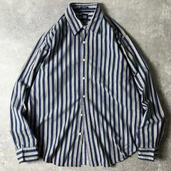 00s GAP マルチカラー ストライプ 長袖 コットン シャツ L / 00年代 オールド ギャップ マルチストライプ クラシックフィット
