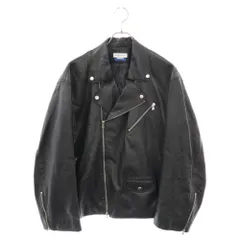 MAISON SPECIAL (メゾンスペシャル ) Prime Over Double Riders Jacket ラムレザー プライムオーバー ダブルライダースジャケット ブラック 11222211205のサムネイル