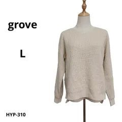 grove グローブ ニット セーター 長袖 L おしゃれ