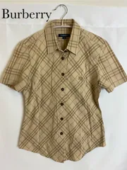 【美品】BURBERRY バーバリー ロンドン ノバチェック柄 半袖