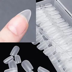 【フォロー割】(ポイントM) つけ爪 自然なフィット感 サンディング 夏 300枚 クリア ショート 超薄 ネイルチップ COLORBIRD