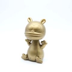 E-0057　天才バカボン　ウナギイヌ貯金箱（金色）箱なし