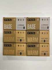 FCS サーフィン ワックス 【BASE×2＋夏秋用×4】