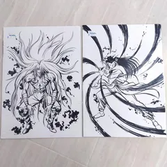 未開封　幽遊白書　雷禅　黄泉　和紙風ファイル　TSUTAYA