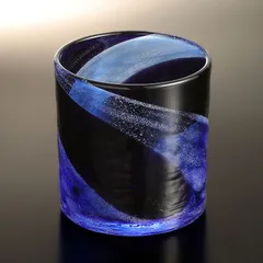 琉球ガラス　＜テラス グラス　 青＞