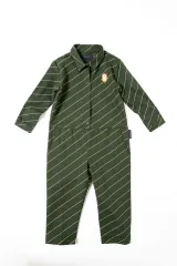 diagonal stripes wv long one-piece オールインワン セットアップ　新品子供服100 キッズ 男の子