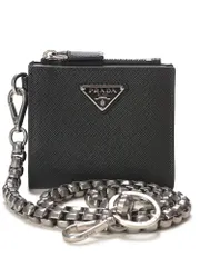 PRADA (プラダ) チェーン付 サフィアーノレザー 財布
