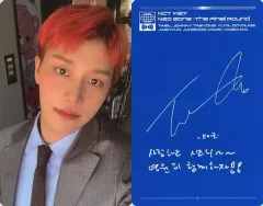 【中古】コレクションカード(男性) NCT 127/テイル(TAEIL)/裏面青・印刷サイン入り/CD「2nd Album Repackage Neo Zone： The Final Round」(1st Player Ver.)[Kihno Kit]封入特典