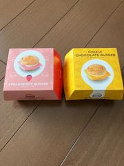 パクとモグ　チョコレートチーズバーガー　ストロベリーバーガー