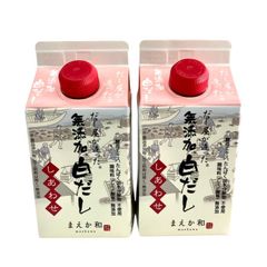 マエカワテイスト だし屋が造った 無添加 白だし しあわせ 【300ml×2本】 食品添加物不使用 国産原料使用
