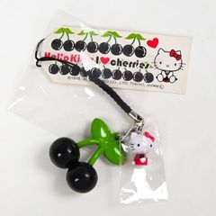 【未使用未開封】ハローキティ 根付　ブラックフルーツ　さくらんぼ　チェリー　レア ブラックフルーツ チェリー 根付け ハローキティ - メルカリ