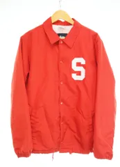 チャンピオン Champion STUSSYステューシー 裏ボア コーチジャケット C8-J626 ジャケット レッド Sサイズ 103MT-3192