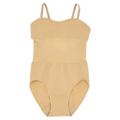 子ども用 ボディファンデーション ボディファン バレエ レオタード キャミソール キッズ ジュニア インナー 綿混 パッドなし ストレッチ 発表会 レッスン b4397