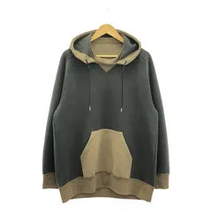 sacai / サカイ | 2024SS | Sponge Sweat Hoodie / バイカラー スウェット フーディ | 1 | gray /brown | メンズ