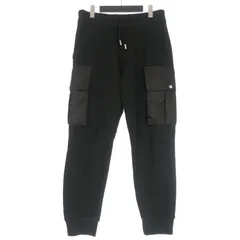 ディースクエアード DSQUARED2 25SS カーゴリブスウェットパンツ M ブラック 黒 S74KB0991 S25516 国内正規のサムネイル