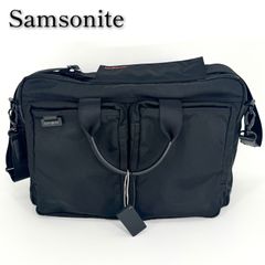 美品 Samsonite サムソナイト 2way ビジネスバッグ ショルダーバッグ トートバッグ ショルダーバッグ ブラック 大容量 仕事用 通勤 メンズ
