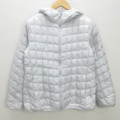 U■ユニクロ/UNIQLO ウルトラライトウォームパデットジャケット/211-172226【XL】白灰系/LADIES/w29【中古】■