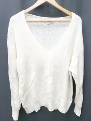 ◇ B:MING by BEAMS ビーミング by ビームス 長袖 ニット セーター サイズONE アイボリー系 レディース P  【1407100047420】