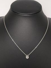 ネックレスシルバー925ジルコニウムペンダント付きベネチアンチェーンネックレス